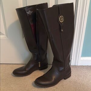Tommy Hilfiger Brown Riding Boots